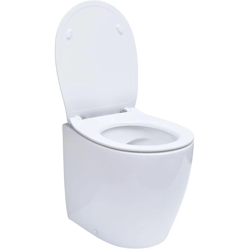 Чаша приставного унитаза Allen Brau Fantasy 4.11007.20 белый глянец