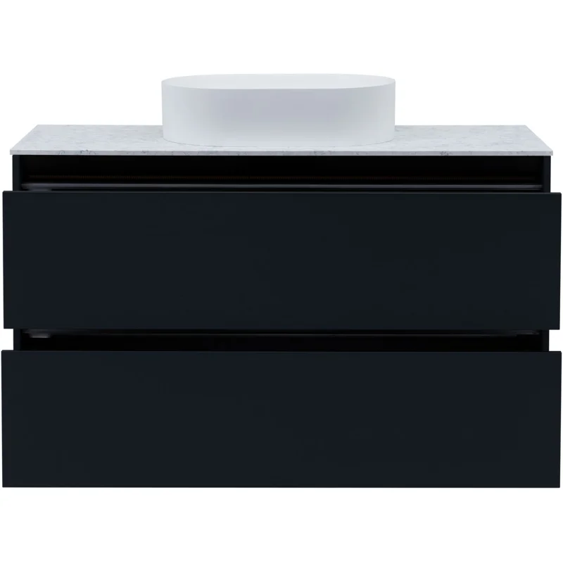 Тумба под раковину Allen Brau Activity 120 1.34007.AM антрацит матовый/черный браш