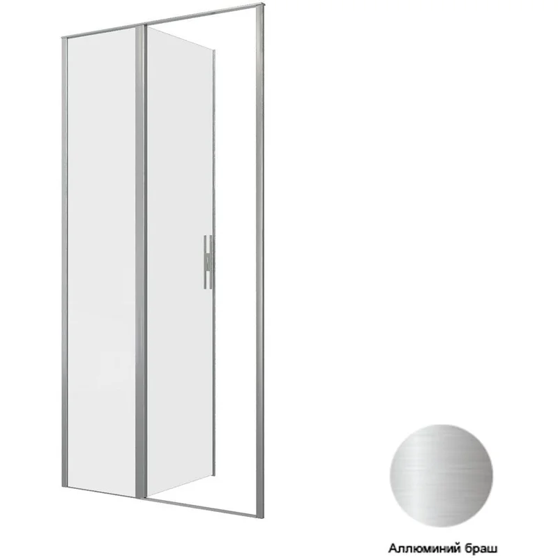 Душевая дверь Allen Brau Priority 100 3.31029.BA серебро браш