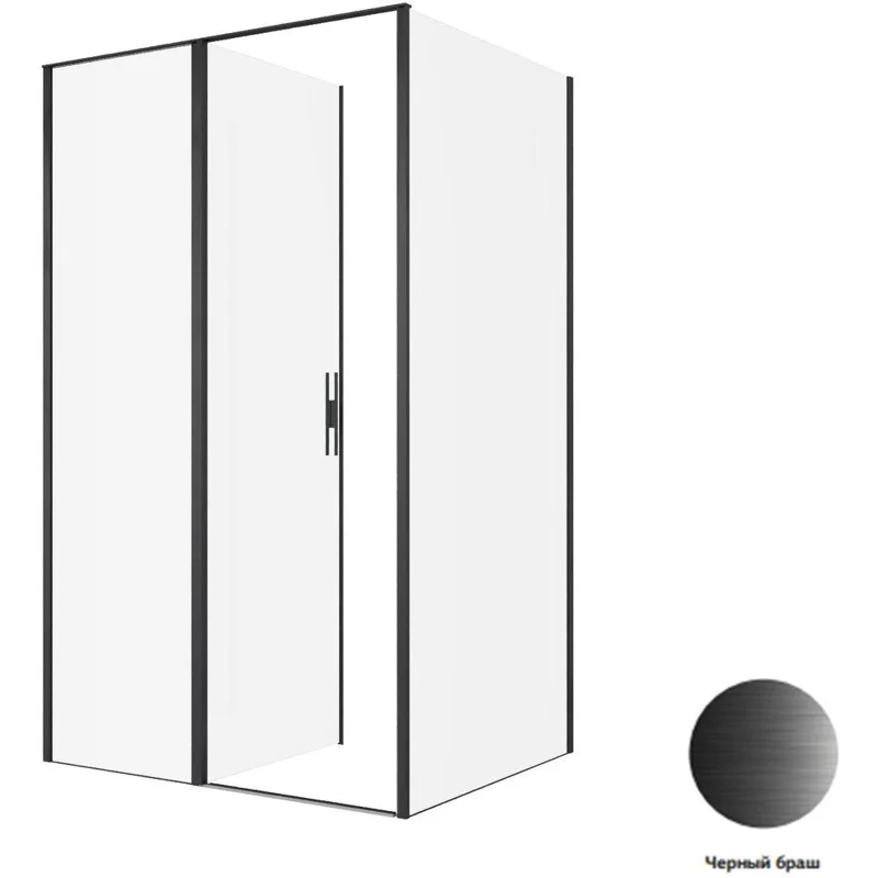 Душевой уголок Allen Brau Priority 120x100 3.31033.BBA + 3.31048.BBA черный браш