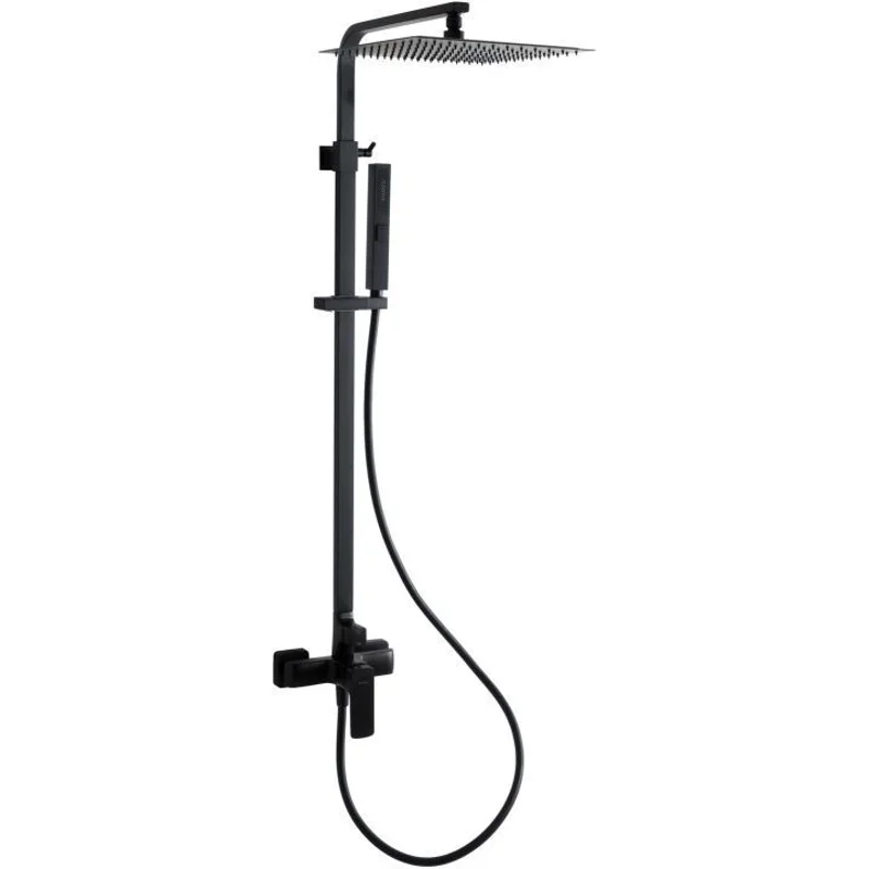 Душевая стойка Allen Brau Infinity 5.21012-31 черный матовый Душевая стойка Allen Brau Infinity 5.21012-31 черный матовый
