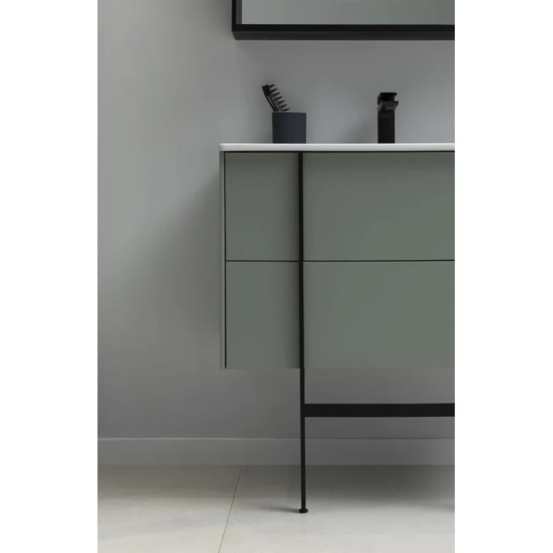 Тумба под раковину Allen Brau Reality 80 1.32005.CGM олива матовый