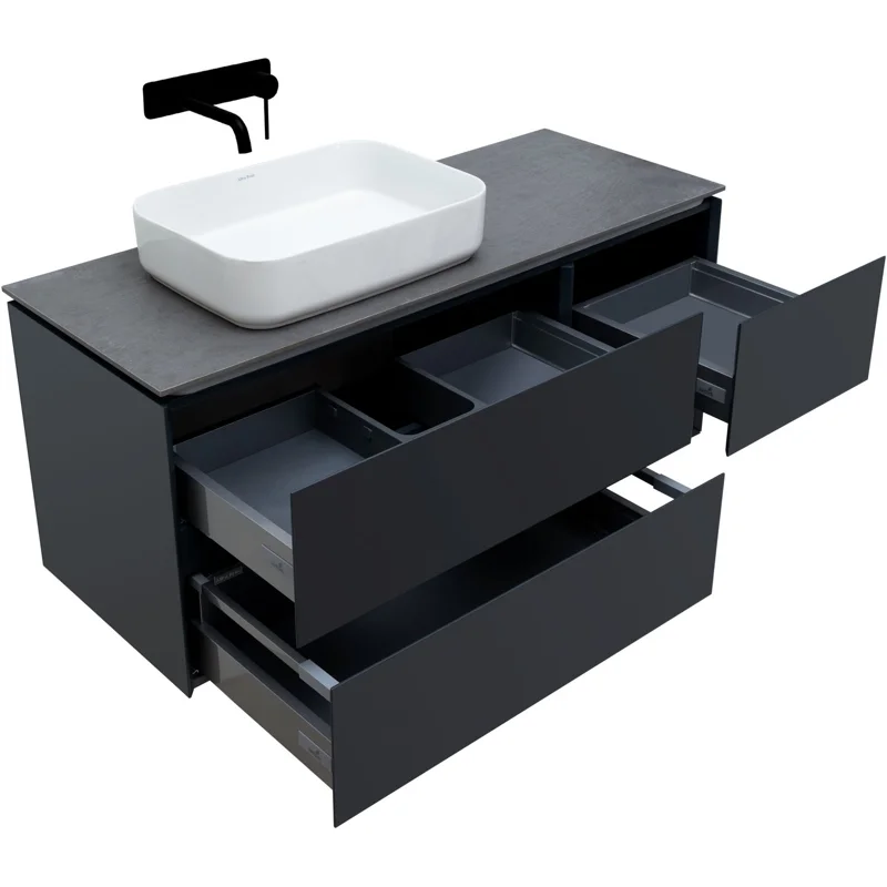 Тумба под раковину Allen Brau Infinity 120 1.21005.AM L антрацит матовый