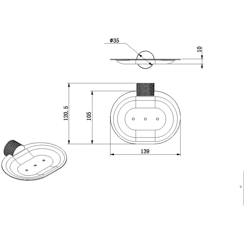 Мыльница Allen Brau Priority 4.0 6.31С04-BN никель браш