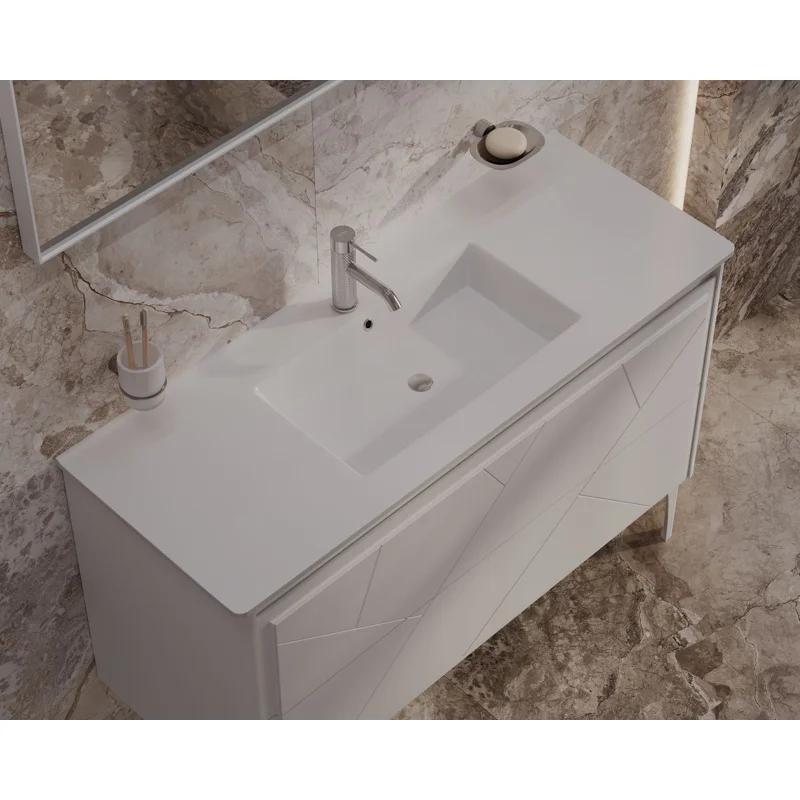 Тумба под раковину Allen Brau Paris 120 1.360003.PGM платина матовый