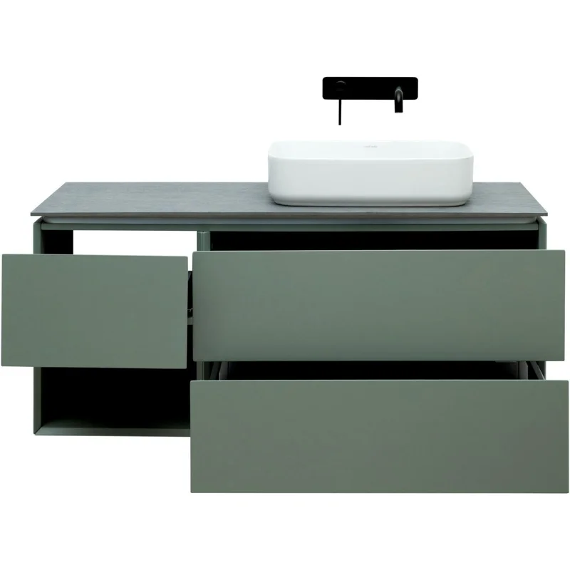 Тумба под раковину Allen Brau Infinity 120 1.21007.CGM R олива матовый