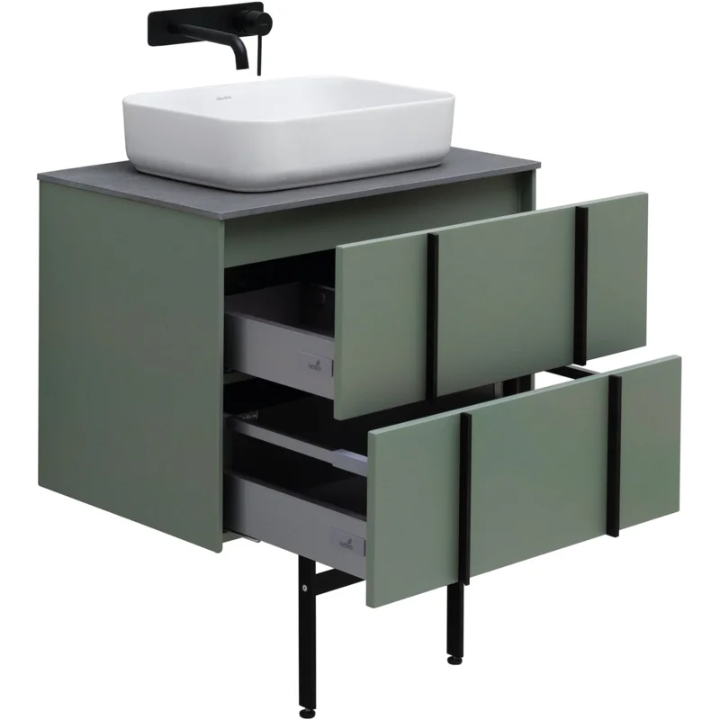 Тумба под раковину Allen Brau Reality 70 1.32004.CGM олива матовый