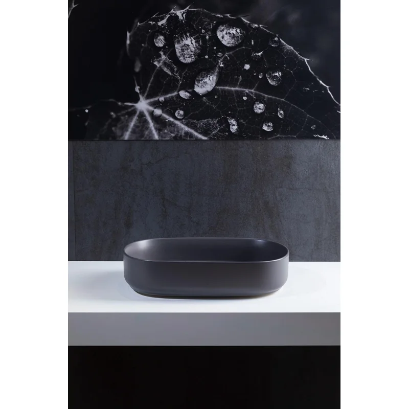 Раковина накладная Allen Brau Fantasy 55 4.11022.AN антрацит