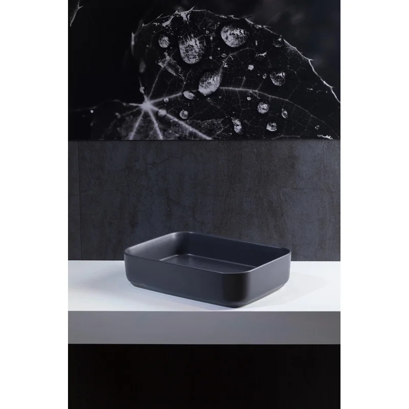 Раковина накладная Allen Brau Fantasy 50 4.11021.AN антрацит