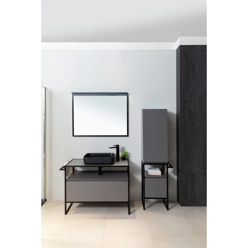 Тумба под раковину Allen Brau Priority 120 1.31004.PGM платина матовый