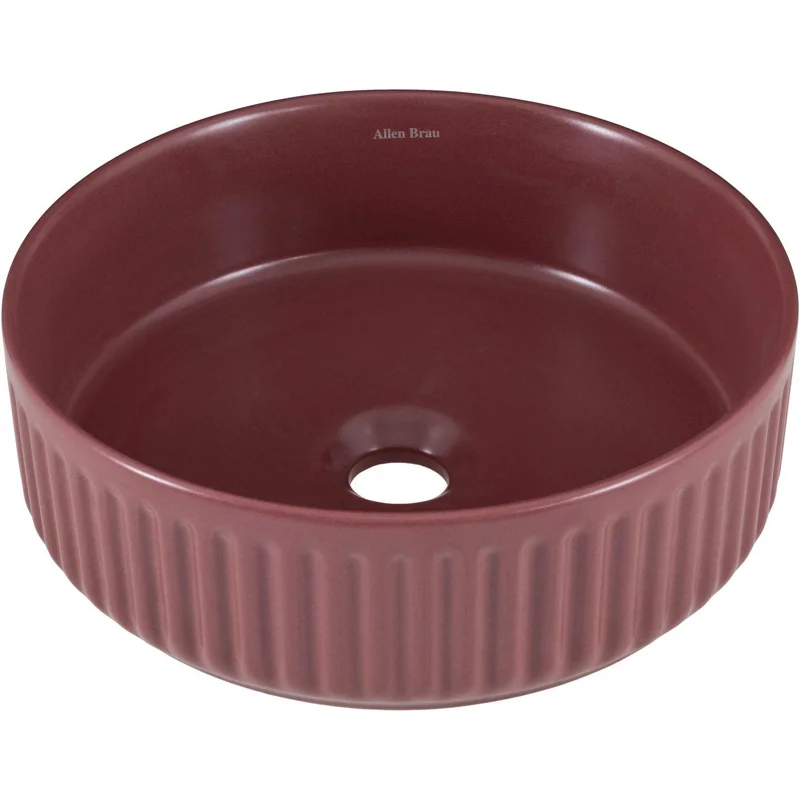 Раковина накладная Allen Brau Fantasy Line 36 4.11032.BD бордо