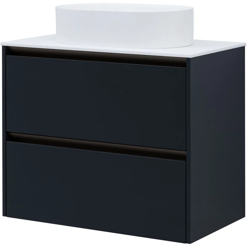 Тумба под раковину Allen Brau Activity 80 1.34012.AM антрацит матовый/олива браш