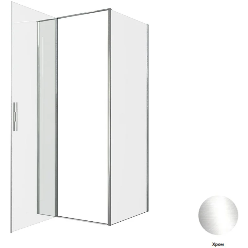 Душевой уголок Allen Brau Priority 90x80 3.31025.00 + 3.31040.00 хром