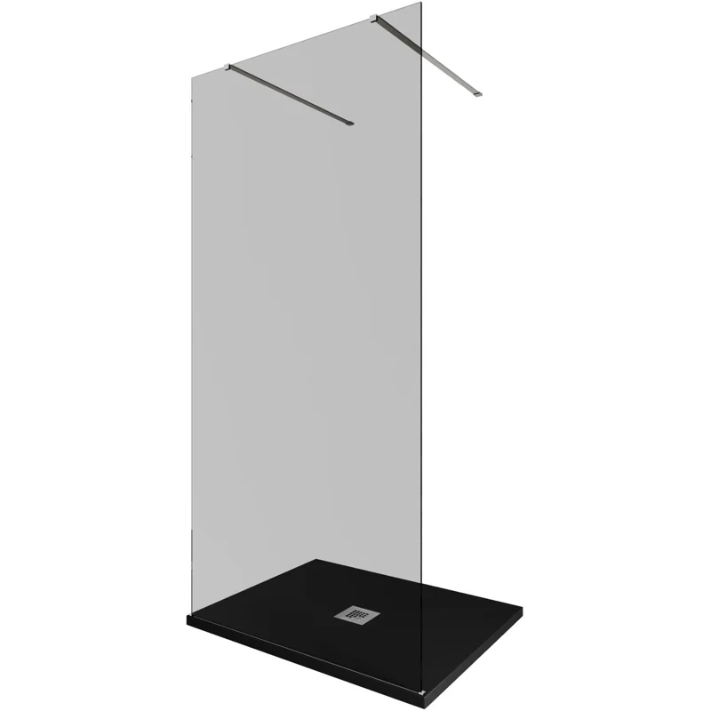 Душевая перегородка Allen Brau Infinity 2 100 3.21038.BA.T серебро браш