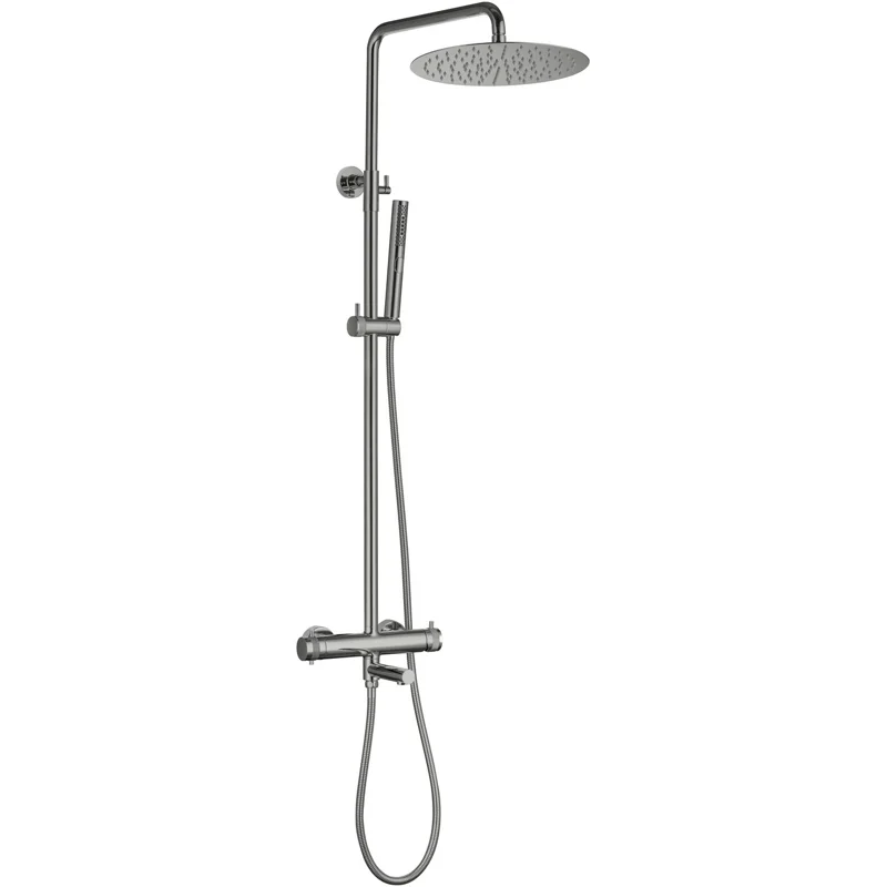 Душевая стойка Allen Brau Priority 5.31T10-BN никель браш Душевая стойка Allen Brau Priority 5.31T10-BN никель браш