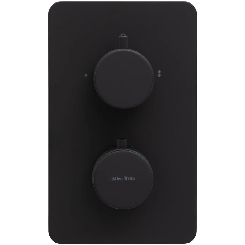 Смеситель для ванны Allen Brau Priority 5.31213-31 (с внутренней частью, 2 выхода) черный матовый