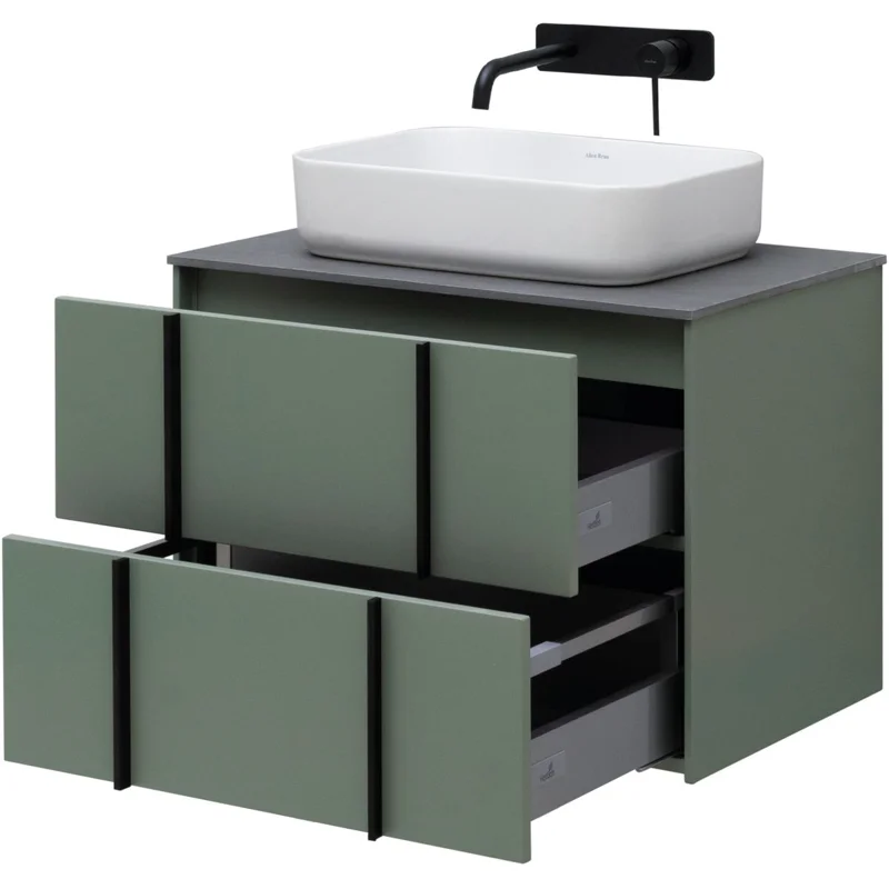 Тумба под раковину Allen Brau Reality 70 1.32004.CGM олива матовый