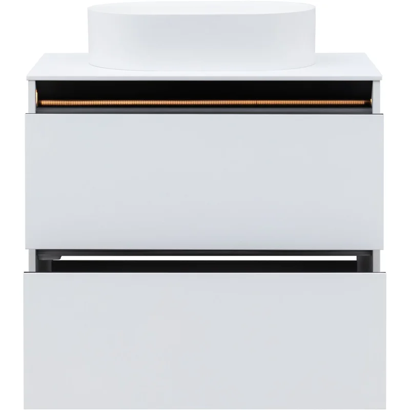 Тумба под раковину Allen Brau Activity 80 1.34004.WM белый матовый/черный браш