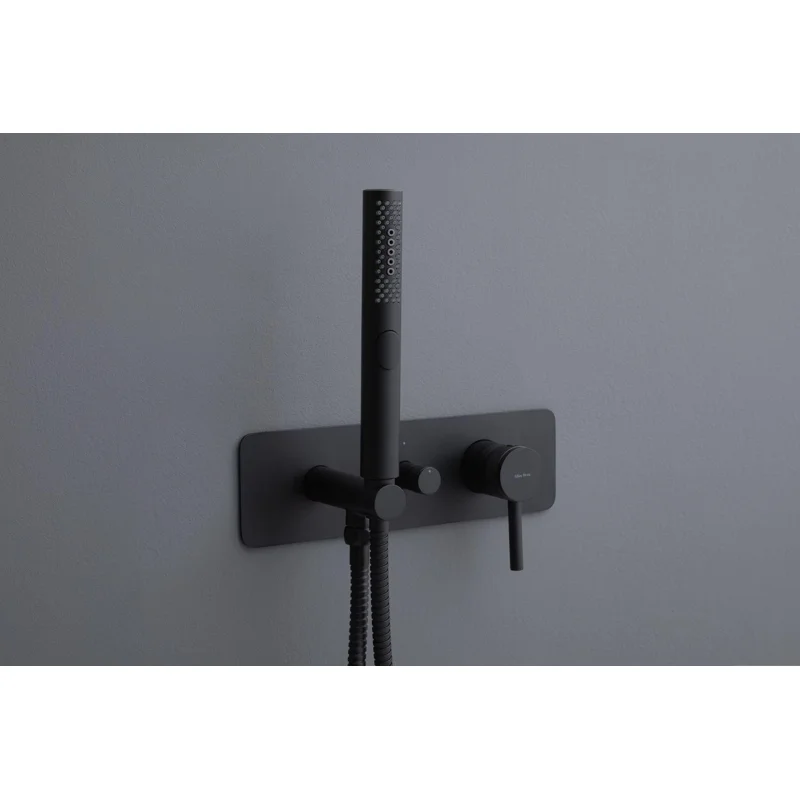 Смеситель для душа Allen Brau Priority 5.31009-31 (с внутренней частью, 2 хода) черный матовый