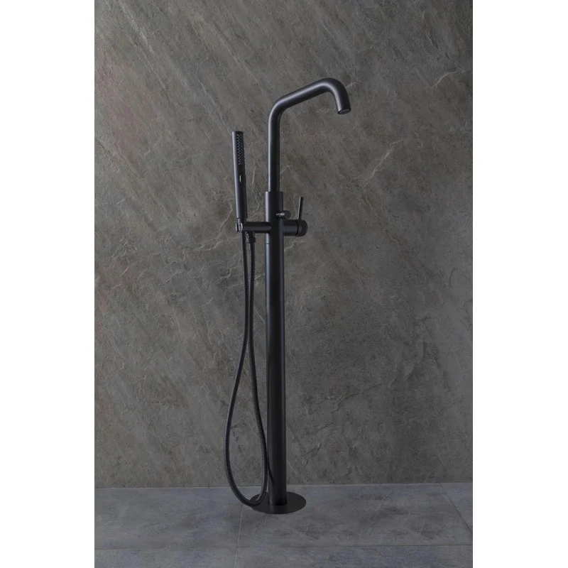 Смеситель для ванны Allen Brau Priority 5.31008-31 (с внутренней частью) черный матовый