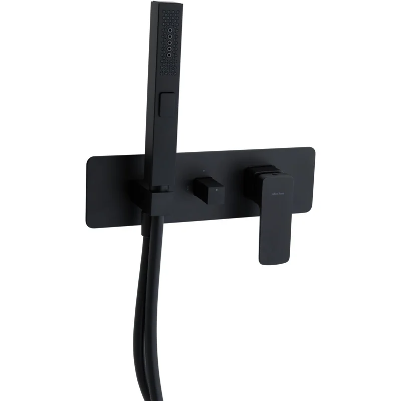 Смеситель для душа Allen Brau Infinity 5.21011-31 (с внутренней частью, 2 хода) черный матовый