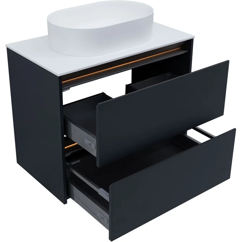 Тумба под раковину Allen Brau Activity 80 1.34012.AM антрацит матовый/олива браш