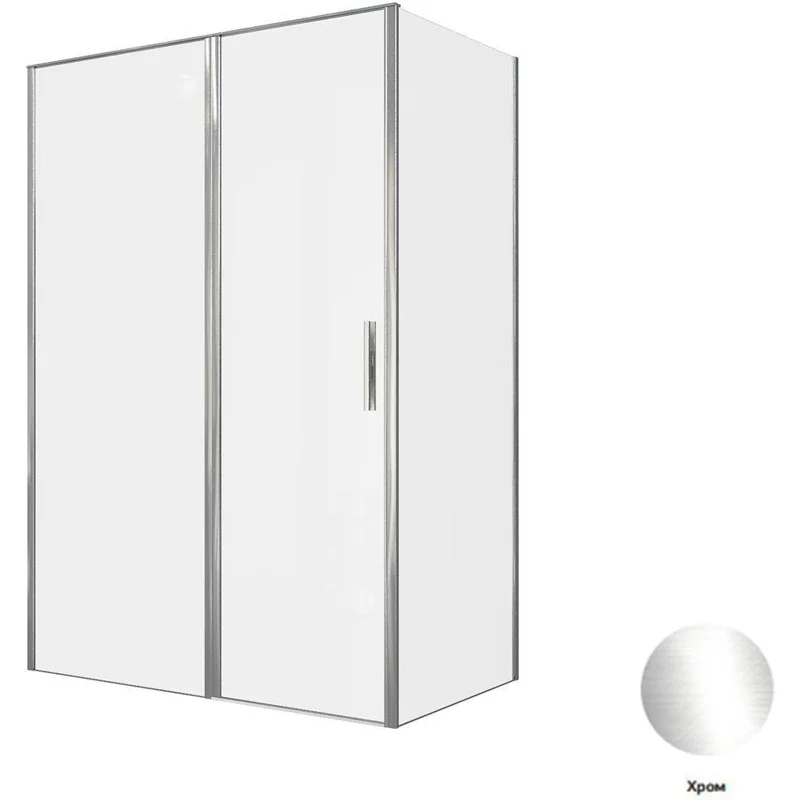 Душевой уголок Allen Brau Priority 140x80 3.31034.00 + 3.31040.00 хром