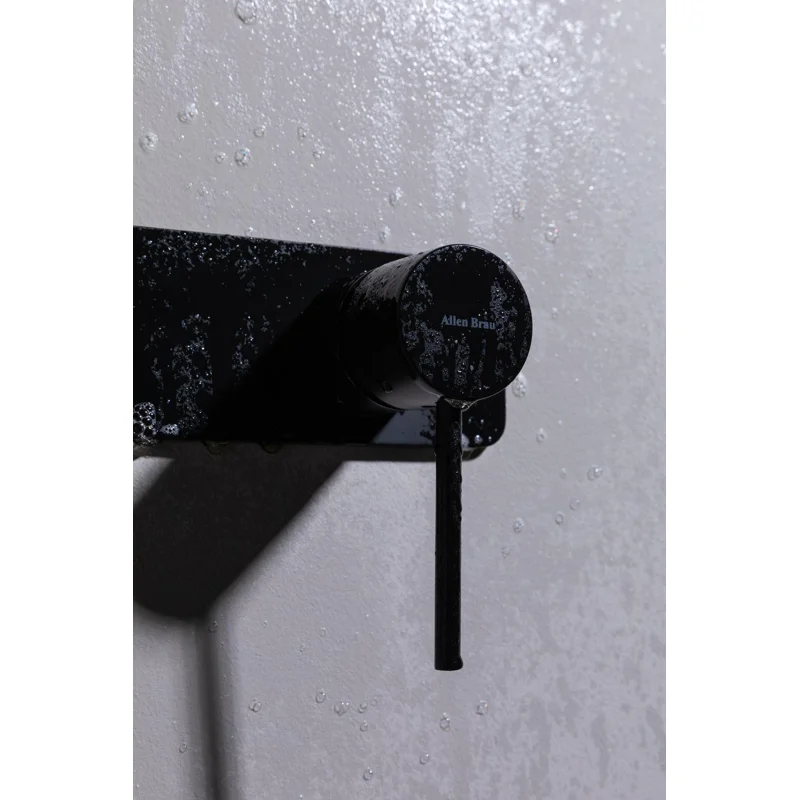 Смеситель для раковины Allen Brau Glority 5.51004-31 (с внутренней частью) черный матовый