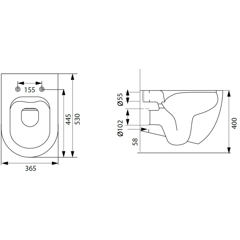 Унитаз с инсталляцией Allen Brau Reality 4.32006.20/8.9466.0.000.000.1 белый глянец