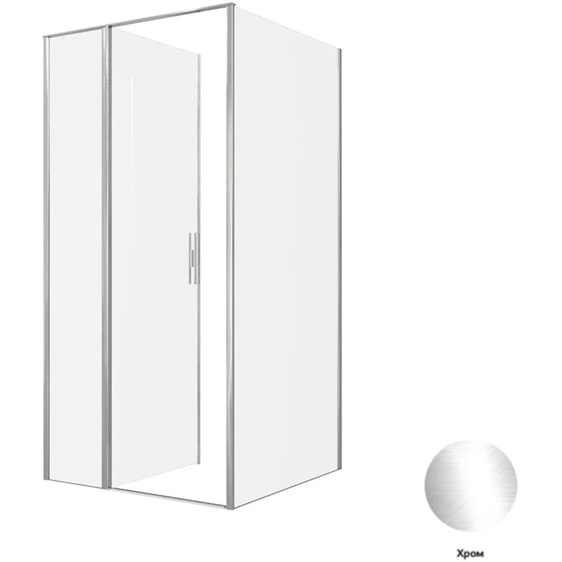 Душевой уголок Allen Brau Priority 100x100 3.31028.00 + 3.31046.00 хром