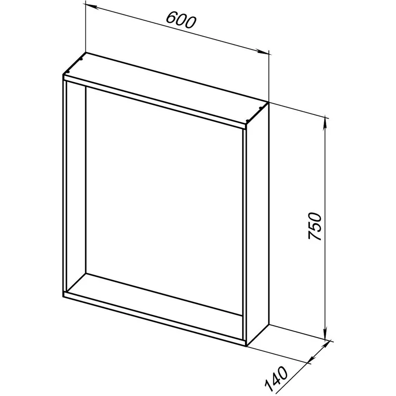 Зеркало Allen Brau Reality 60 1.32016.02 серебро браш