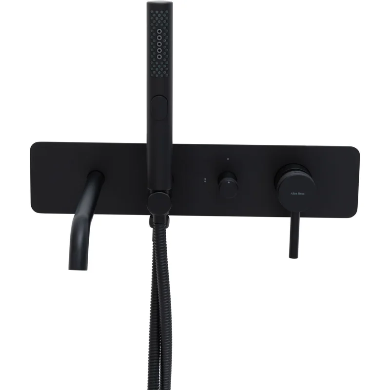 Смеситель для ванны Allen Brau Priority 5.31A05-31 (с внутренней частью) черный матовый