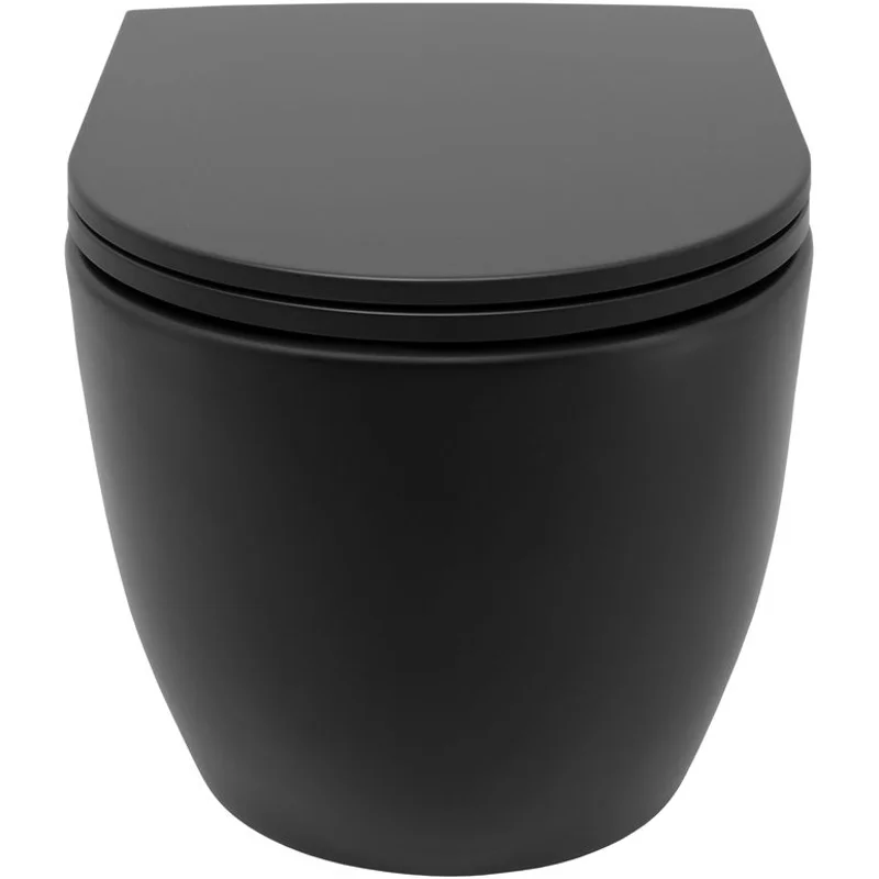 Чаша приставного унитаза Allen Brau Reality 4.32004.31 черный матовый