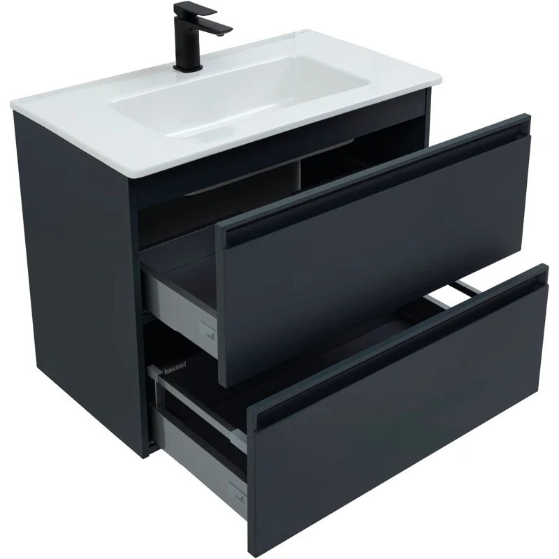 Тумба под раковину Allen Brau Eclipse 80 1.E1002.AM антрацит матовый