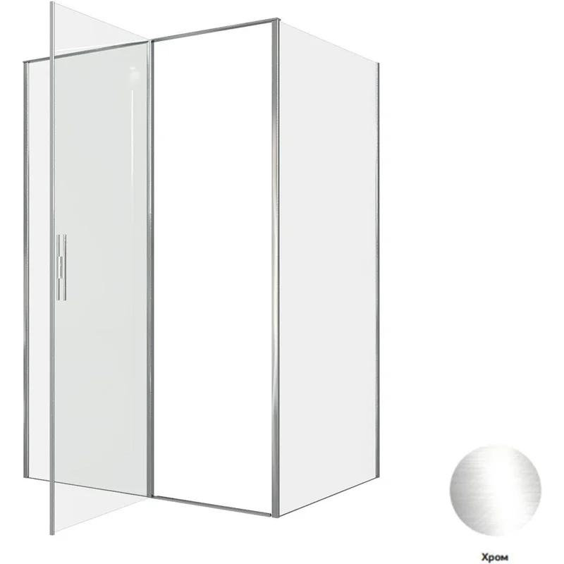 Душевой уголок Allen Brau Priority 140x100 3.31034.00 + 3.31046.00 хром