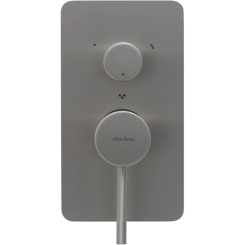 Смеситель для ванны Allen Brau Priority 5.31A11-BN (с внутренней частью, 3 выхода) никель