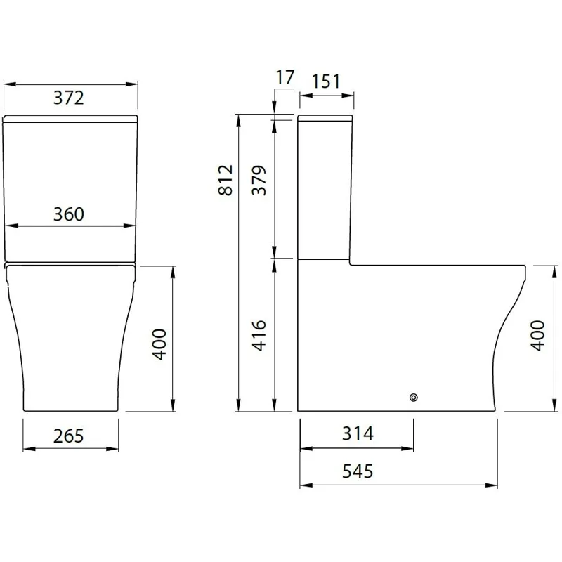 Чаша напольного унитаза Allen Brau Infinity 4.21012.20 белый глянец