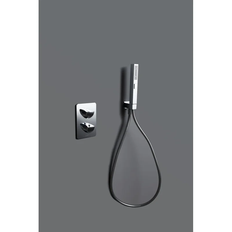 Душевой комплект Allen Brau Infinity 5.21016-00 (с внутренней частью, 2 выхода) хром