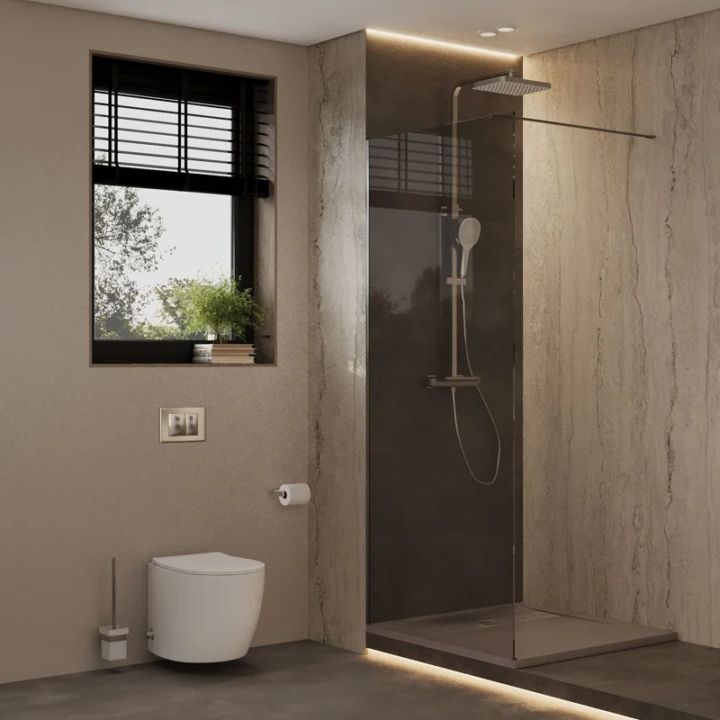 Душевой поддон Allen Brau Infinity 120x80 8.21002-PGM платина