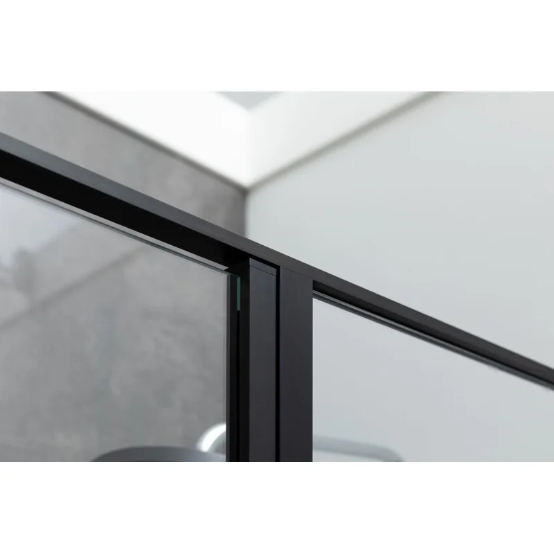 Душевой уголок Allen Brau Priority 140x80 3.31012.BBA + 3.31015.BBA черный браш