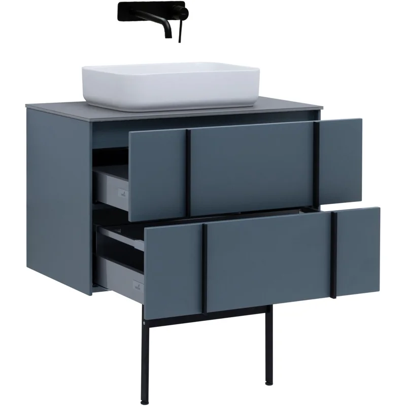 Тумба под раковину Allen Brau Reality 80 1.32005.BGM синий матовый
