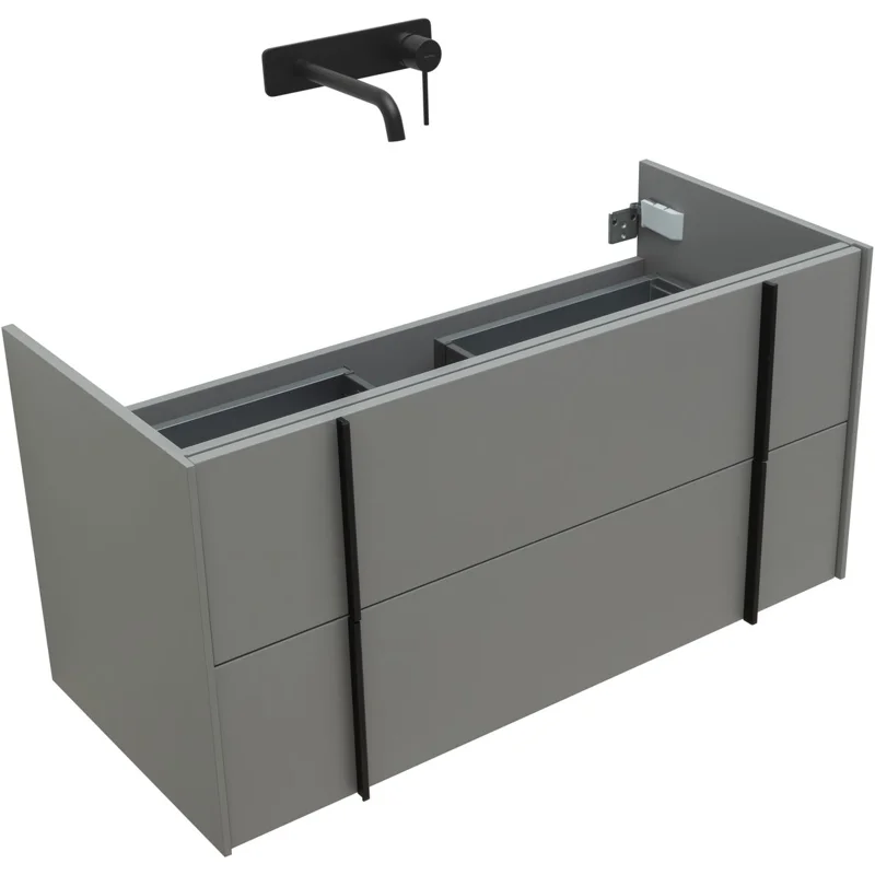 Тумба под раковину Allen Brau Reality 100 1.32007.PGM платина матовый