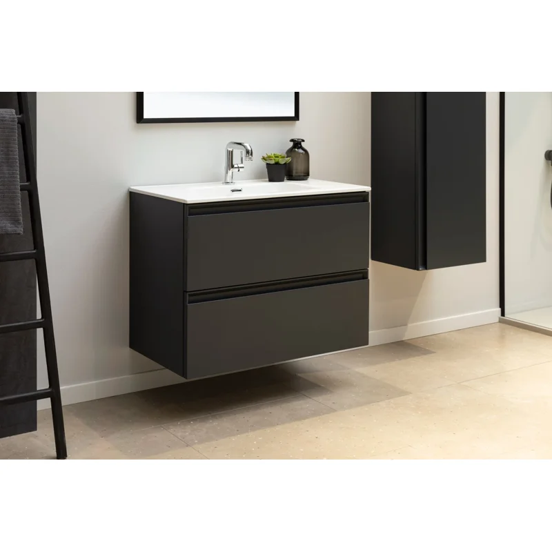 Тумба под раковину Allen Brau Eclipse 80 1.E1002.AM антрацит матовый