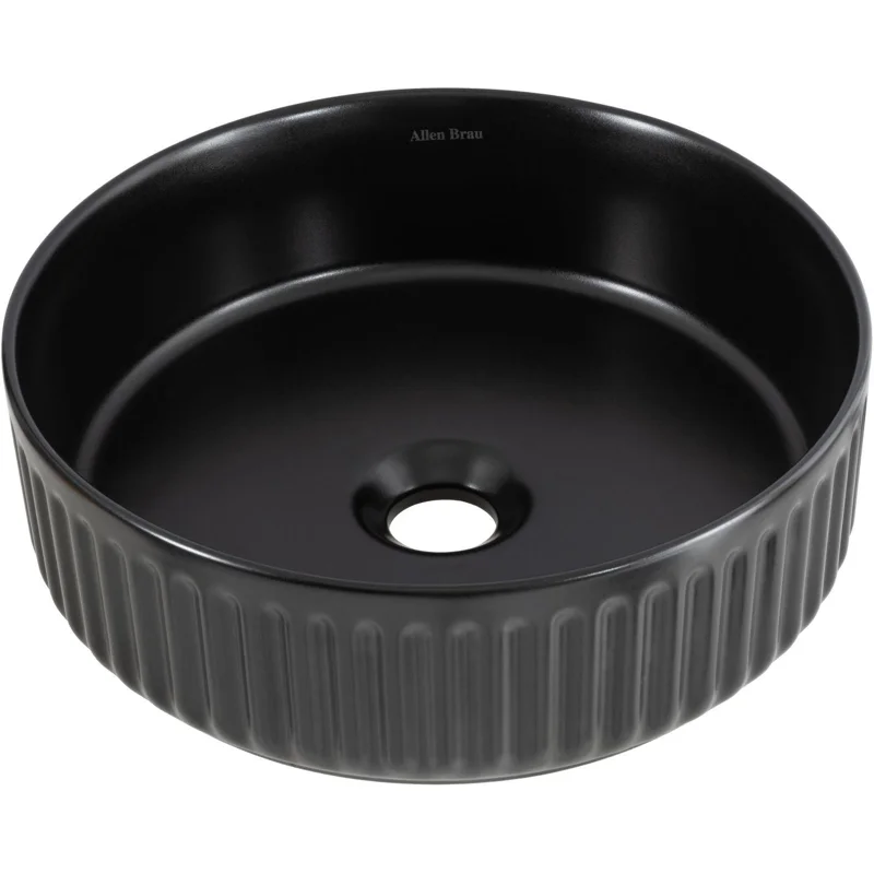 Раковина накладная Allen Brau Fantasy Line 36 4.11032.31 черный матовый