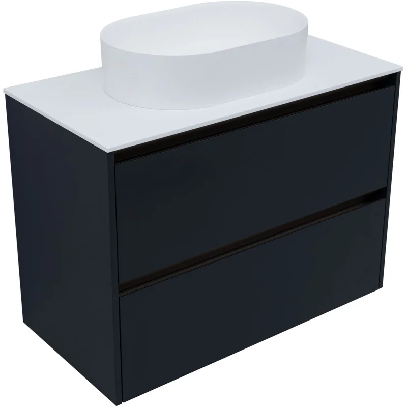 Тумба под раковину Allen Brau Activity 90 1.34013.AM антрацит матовый/олива браш