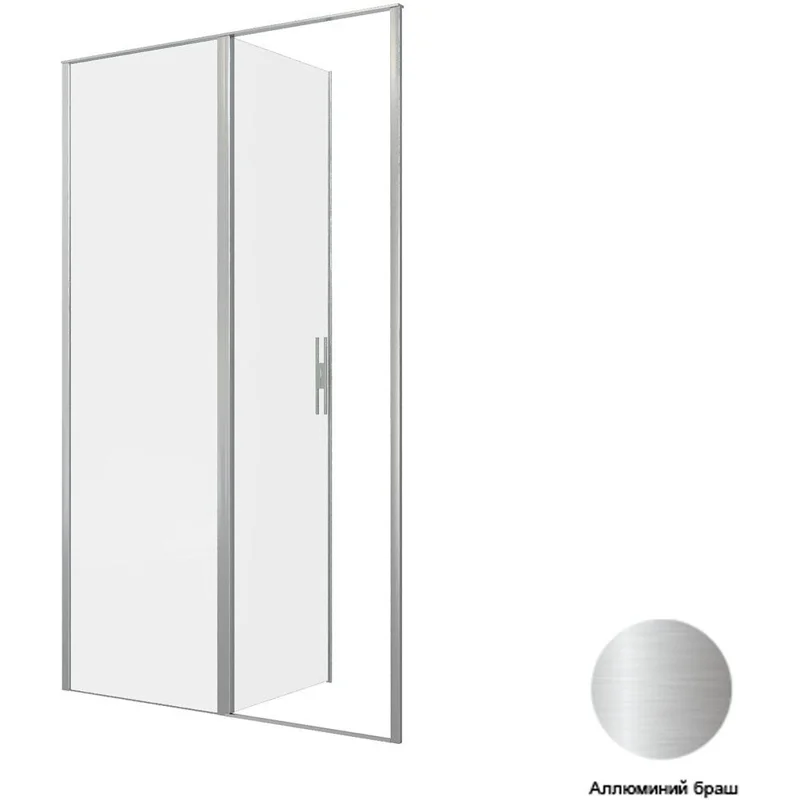 Душевая дверь Allen Brau Priority 120 3.31032.BA серебро браш