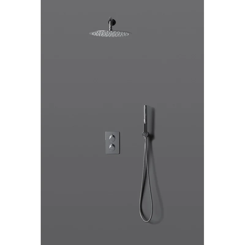 Душевой комплект Allen Brau Priority 5.31013-00 (с внутренней частью, 2 выхода) хром