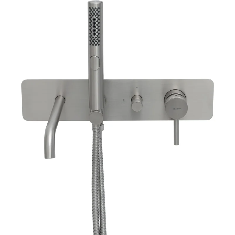 Смеситель для ванны Allen Brau Priority 5.31A06-BN (с внутренней частью) никель браш