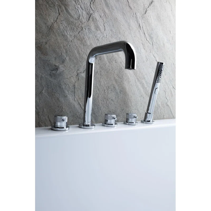 Смеситель на борт ванны Allen Brau Priority 5.31007-00 (с внутренней частью) хром