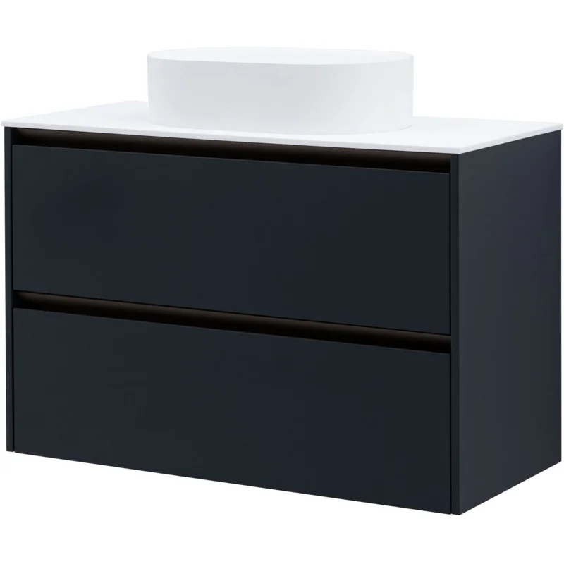 Тумба под раковину Allen Brau Activity 100 1.34014.AM антрацит матовый/олива браш